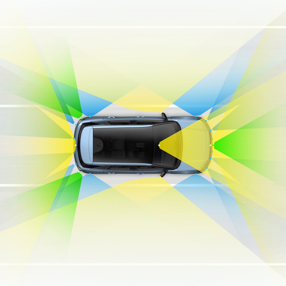 Fonctionnalités d'aide à la conduite du Ford Explorer®.
