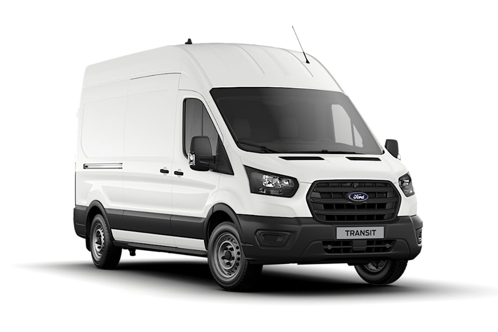 Fourgon Ford Transit blanc – série Base.